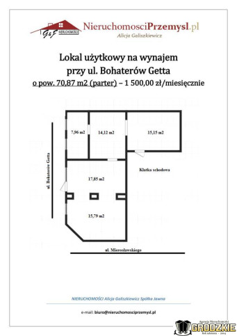 Lokal Wynajem Przemyśl Ludwika Mierosławskiego 11